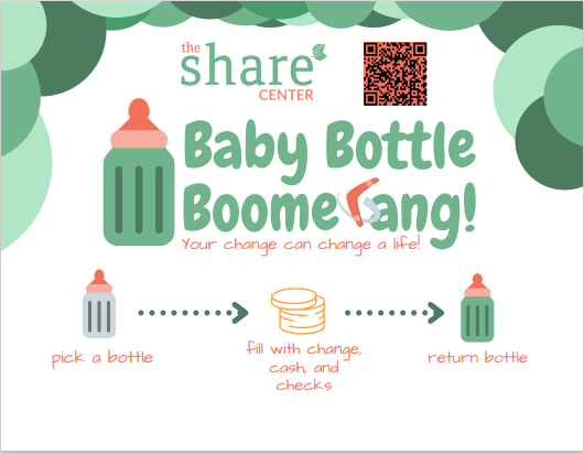 Families, churches, schools, businesses or any other organizations can host a Baby Bottle Boomerang fundraiser and make a HUGE difference!